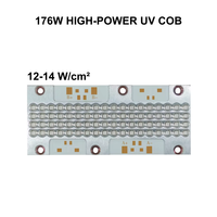 Modules LED UV COB 176W 30/60° 385/395/405nm 71x31mm 12-14W/cm avec puce UVA sur substrat en cuivre IP20 pour la polymérisation de colle UV d'imprimante 3D