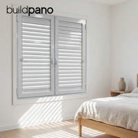 Fenêtre à battants en alliage d'aluminium pour chambres, salles de bain et autres espaces nécessitant une ventilation flexible