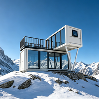 Maisonnette de luxe en aluminium de 20 pieds, type Apple Cabin, avec salle de bain intégrée, prête pour l'énergie solaire, certifiée classe 1a AU, maison préfabriquée modulaire