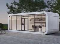 Space Capsule House 2 Bedroom with Kitchen Toilet Liveroom Mobile Home Tiny Container Apartment & Hotel Use