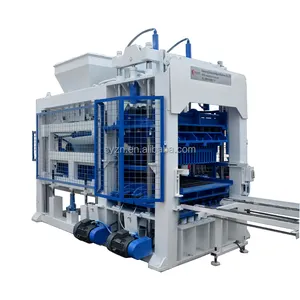 QT10-15 Automatic Hydraulic Concrete Block Making Machine Paver Brick Machine in Africa