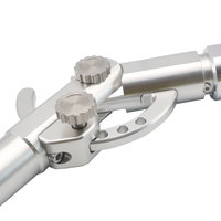 NOUVEAU OEM 4 #   Canne à pêche en aluminium à réglage bidirectionnel pour la pêche à la traîne, avec poignée droite ou coudée