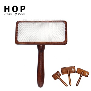 Cepillo de limpieza para mascotas de varios tamaños, venta al por mayor de fábrica, cepillo de madera para cortar el pelo de perros y gatos - Product Image 2