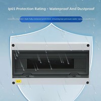 Scatola di Distribuzione in Plastica ABS Impermeabile a Bassa Tensione con Protezione IP55 HT-18, Piccola Scatola di Controllo Elettronico