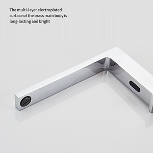 चीन आपूर्तिकर्ता का इंडटिव स्मार्ट कॉपर बाथरूम सिंक नल स्वचालित इन्फ्रारेड टचलेस हाथ-मुक्त सिरेमिक वाल्व भावना नल - Product Image 6