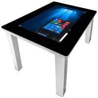 Vente directe d'usine, table de jeu à écran tactile de 43 pouces, écran LCD, table tactile pour café
