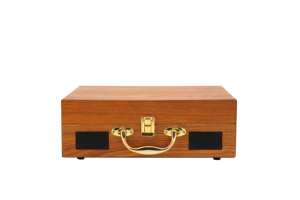 <span class=keywords><strong>Tocadiscos</strong></span> Retro de Madera con Forma de Maleta para LP, Reproductor de Vinilo de 33/45/78 RPM, Gramófono con Altavoces Integrados, Reproductor BT, Fonógrafo Portátil - Product Image 3