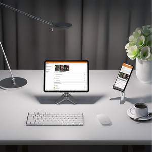 Wholesale Creative Adjustable Foldable Desktop Cell Phone <b>Tablet</b> Stand Holer - Product Image 4