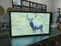 Layar LCD Iklan Tahan Air, Sensitif Cahaya, Kecerahan Tinggi, Cerdas, 16:9, Layar Sentuh, Anti Debu, Totem Digital Signage