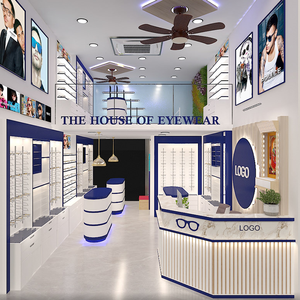 <b>Eyewear</b> Wall Shelf Display Stand Furniture Cabinet <b>Optical</b> Shopfitting Store Fixture <b>Optical</b> Shop Interior Design Decoration - Product Image 3