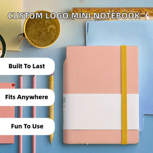 Taccuino Mini A7 con <span class=keywords><strong>Copertina</strong></span> <span class=keywords><strong>Rigida</strong></span> Pinyange, Logo Personalizzato, 100 Fogli, Rilegatura a Cucitura in Pelle PU, Stampa Interna a Colori - Product Image 2