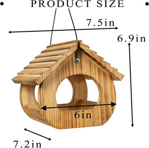 Mangeoire à oiseaux extérieure Mangeoire à nourriture pour tournesol Blue Cardinal backyard deck balcon gazebo Installation de haie <span class=keywords><strong>Buddy</strong></span> automatique. - Product Image 4