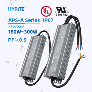 Hyrite Commutation CV LED Alimentation UL Active PFC Facteur de puissance élevée Tension d'entrée universelle IP67 90V-264V Pilote de LED étanche - Product Image 1