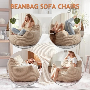 Sillón Puff Gigante Moderno con Reposabrazos - Sofá Ergonómico Extra Grande para Sala <span class=keywords><strong>de</strong></span> Estar, Dormitorio, Habitación Individual, Cómodo Sofá Nube - Product Image 4