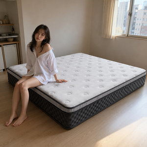 Compact <strong>Thin</strong> <strong>Mattress</strong> Single <strong>Double</strong> Size - Memory Foam Bed in a Box for Japanese Korean Small Apartment Studio Wholesale - Product Image 1