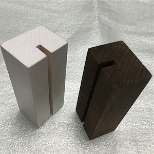 Tarjetas de acompañante de madera de pino rústico, soportes de exhibición, letrero de número de mesa y soporte de fotos para menú de Bar, letrero de venta al por menor, fiesta - Product Image 3