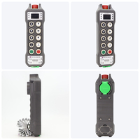 Control Remoto Industrial Inteligente Biométrico de 8 Botones y Doble Velocidad para Grúas Aéreas, con Bloqueo por Huella Dactilar para 100 Usuarios, Certificación CE