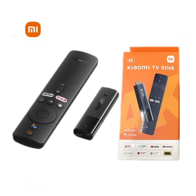 Xiaomi TV Stick 4K Global Android TV 11 HDR Quad Core 2GB+8GB Bluetooth 5.0 Wifi Google Assistant Mi TV Player