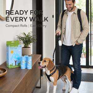 ODM Custom Oxo Biodegradable PE Dog Poop <b>Bags</b> Leak Proof Extra Thick for Travel and Home Use Custom Packaging - Product Image 3