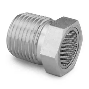 Stainless Steel Compression Vent Protectors for 1/4 in. Swagelok type Tube fitting Twin Ferrule Fittings Tube End mud danbers