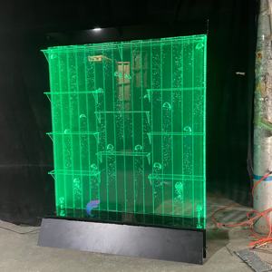 Écrans et séparateurs de pièce en acrylique avec cascade d'eau à bulles LED fabriqués sur mesure - Product Image 1