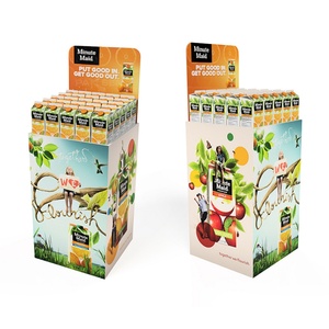 New Design Custom Cardboard POP Retail Dump Bins Display Stand Corrugated Carton Floor Store Bins for Pet Food Promotion - Product Image 6