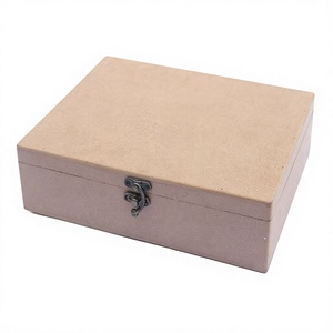 Caja de Almacenamiento Rectangular de Madera Maciza Ecológica con Cierre Metálico, Hecha a Mano, Moderna, para Mesa, Regalo de Boda, Caja Decorativa - Product Image 1