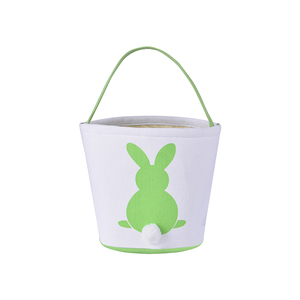 Fluffy Tails Printed Rabbit Canvas Toys Tote <strong>Easter</strong> Bunny Basket <strong>Easter</strong> <strong>Bags</strong> for Kids - Product Image 5