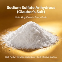 Sulfate de sodium anhydre de haute pureté de la marque Maoxing, prix par tonne pour l'impression et la teinture textile