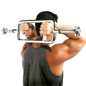 Barre de triceps en acier, équipement de fitness pour la musculation, barre d'haltères - Product Image 5