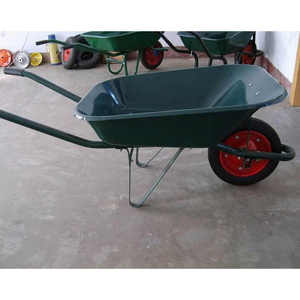 Brouette de chantier Wb6200, capacité de charge 130 kg, outils de jardinage, en fer et métal - Product Image 3