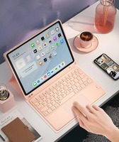Clavier avec pavé tactile pour iPad 10e génération, étui pour Pro 11 2024, Air 6 5 4 10,9 pouces, 10,2 7 8 9e Air 3 Pro, housse intelligente pliable, fabriqué en Chine