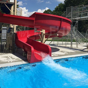 Glissière d'eau en fibre de verre, équipement de jeu pour <span class=keywords><strong>piscine</strong></span> privée de haute qualité - Product Image 2