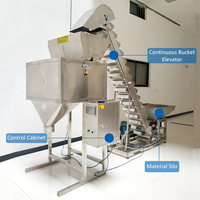Machine d'emballage semi-automatique verticale pour riz, soja, céréales, arachides, 1 kg, 3 kg, 5 kg