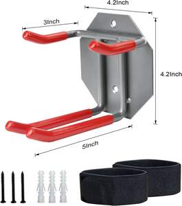 Organisateur de Garage horizontal robuste support de <span class=keywords><strong>Ski</strong></span> utilitaire crochets de Kayak à montage mural avec crochets muraux à l'intérieur à l'extérieur à la maison - Product Image 2