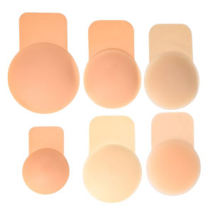 Patchs roses en gros pour femmes, étui adhésif médical pour mamelons, sexy, réutilisables, autocollants pour mamelons mats pour filles - Product Image 3