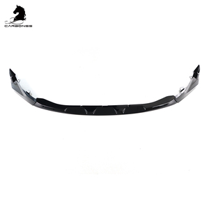 3 unids/set plástico ABS negro brillante o aspecto de fibra de carbono MP M rendimiento parachoques delantero divisor labios para <span class=keywords><strong>BMW</strong></span> G80 G82 2021 + - Product Image 3