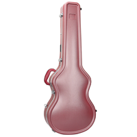 Pabrik Grosir Cina Membuat Tas Gitar Elektrik 39 Inch ABS Abu-abu Berkualitas Tinggi dengan Warna Kustom, Tas Instrumen Cangkang Keras