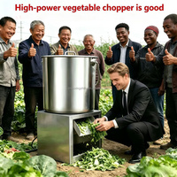 Nieuwe Top Verkoop Groente Snijder Kippen Varkens Kweekhuis Groente Crusher Multifunctionele Elektrische RVS Meloen Snijder
