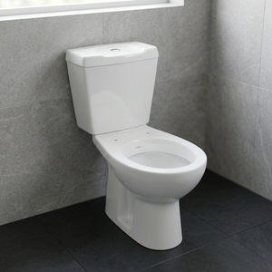 Inodoro de Cerámica de Dos Piezas de Calidad Premium con Sifón Redondo en Forma de S, Accesorios LLC, Tapa de Cisterna - Product Image 5