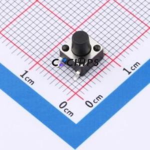TS110426070 Tactile Switch SMD-4P,6x6mm Switch Single Pole Single Throw Round Button 2.6N 7mm - Product Image 1