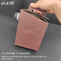 Sac en boîte personnalisé JIJID 1L pour café, sac aseptique avec robinet de distribution, sac BIB pour café infusé à froid et café liquide