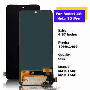 Écran LCD de téléphone portable Oled Pantalla NID Remplacement d'écran pour Xiaomi Redmi <span class=keywords><strong>Note</strong></span> <span class=keywords><strong>10</strong></span> Pro 4g - Product Image 2