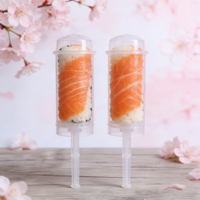 Contenants en plastique de qualité alimentaire pour sushis avec couvercles, pots en plastique pour l'emballage alimentaire, pots à crème, couvercles et bouchons