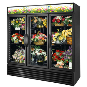 Congelador expositor comercial con puerta de cristal para bebidas y carne, equipo de refrigeración - Product Image 4