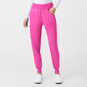 Divisa Ospedaliera Personalizzata Bestex per Infermiere, Completo da Lavoro Casual con Scollo a V, Uniforme Sanitaria per Donne - Product Image 4