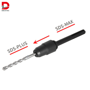 DZ Quick Tools <strong>SDS</strong> <strong>Max</strong> to <strong>SDS</strong> Plus Drill Converter Shank Carbon Steel Diamond Coating Finish for Wood Hole Drilling - Product Image 4