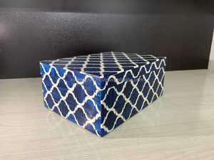 Eco Friendly Custom Logo High Quality <b>Resin</b> & Bone Inlay MDF <b>Jewellery</b> Box for Women Gifting Bulk Quantity KISWAH Craft - Product Image 4