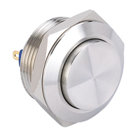 ONPOW 16mm interruptor de botón de empuje del fabricante (GQ16H-10/J/S) CE RoHS de acero inoxidable