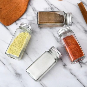 New Design Small 4oz 120ml Glass Seasoning Bottle Portable <b>Bbq</b> Glass Bottles with Silver Cap - Product Image 5